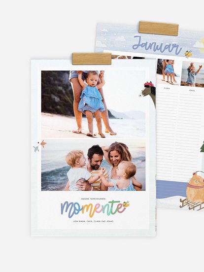 Familienkalender Tierisches Jahr 4 Spalten