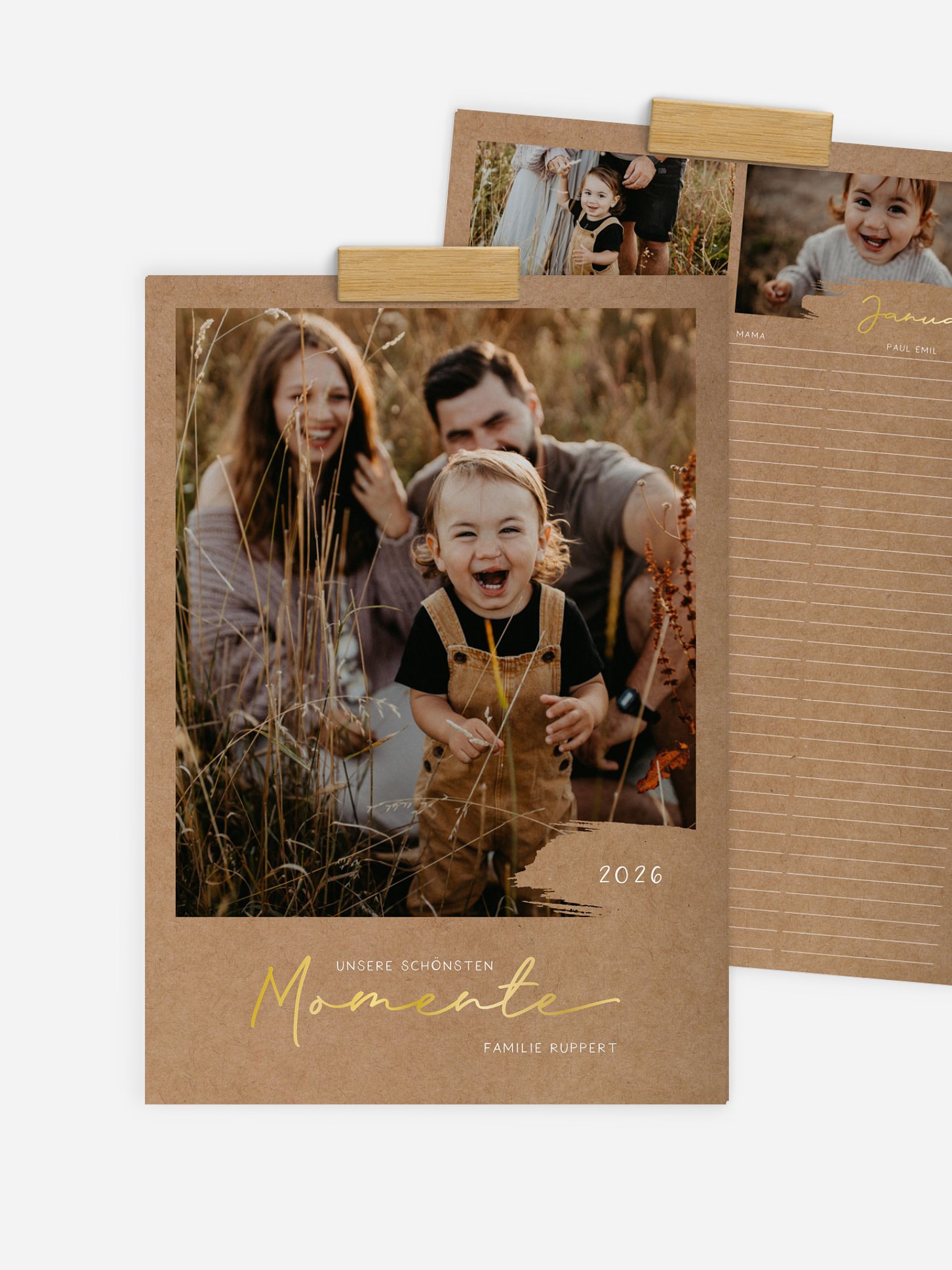 Familienkalender Big Frame 3 Spalten