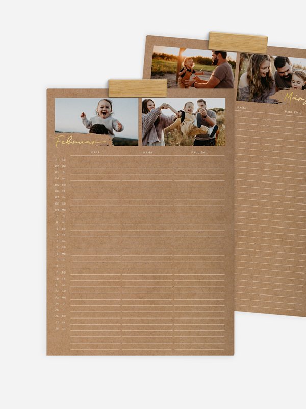 Familienkalender Big Frame 3 Spalten