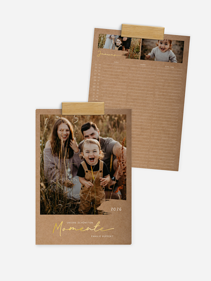 Familienkalender Big Frame 3 Spalten