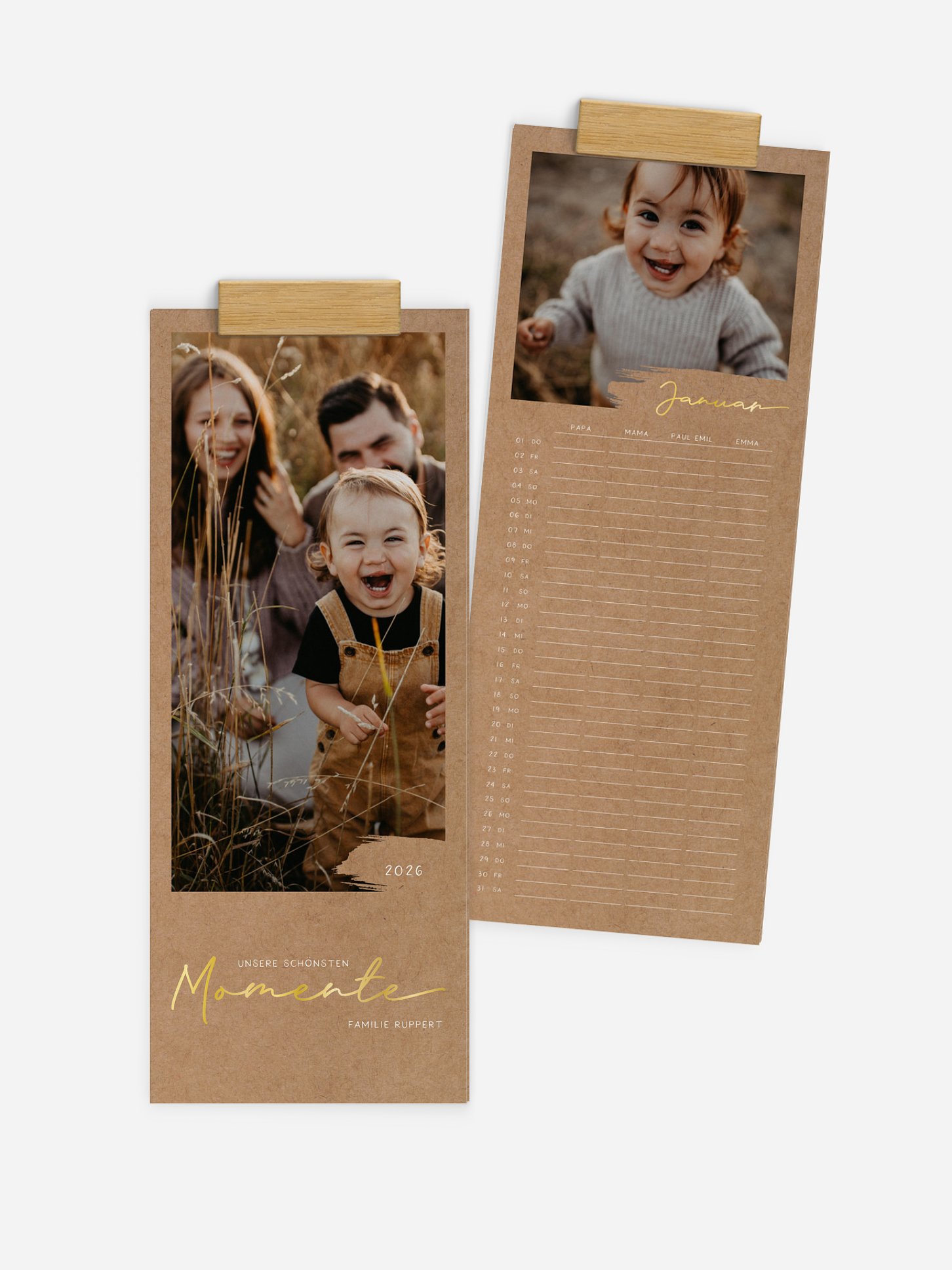 Familienkalender Big Frame 4 Spalten