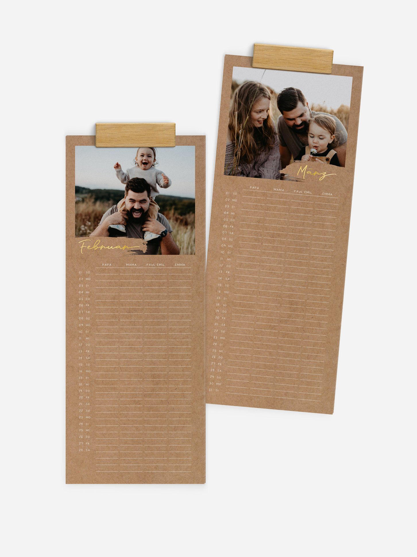 Familienkalender Big Frame 4 Spalten