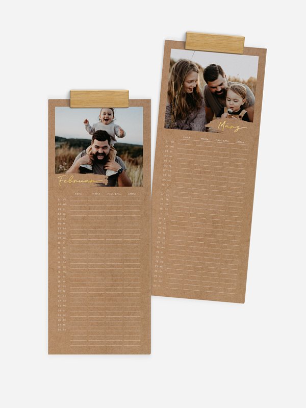 Familienkalender Big Frame 4 Spalten