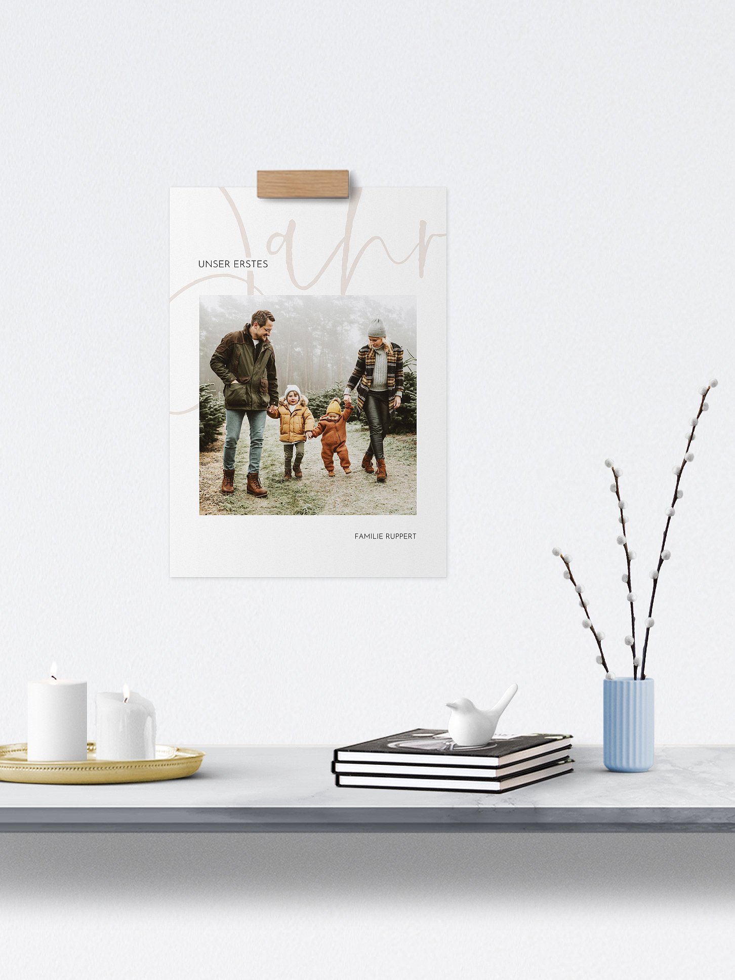 Familienkalender Big Letters 4 Spalten