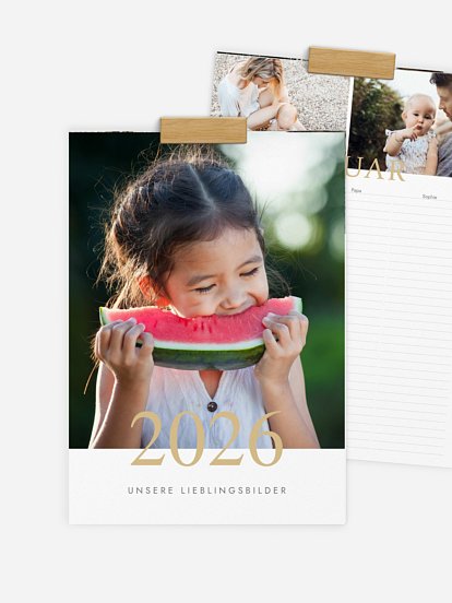 Familienkalender Lieblingsjahr 3 Spalten