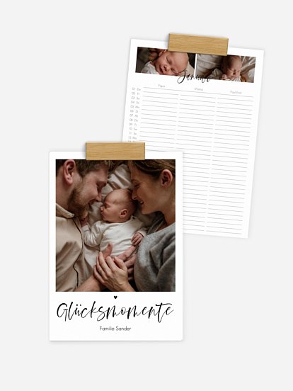 Familienkalender Year of Heart 3 Spalten