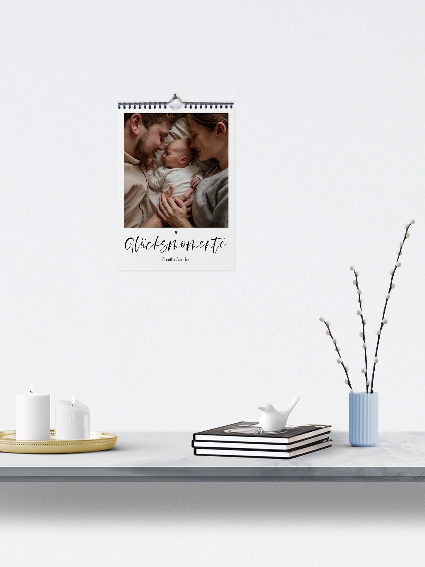 Familienkalender Year of Heart 4 Spalten