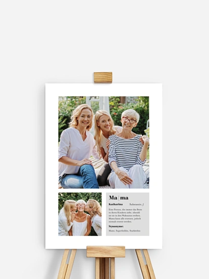 Poster Muttertag Words