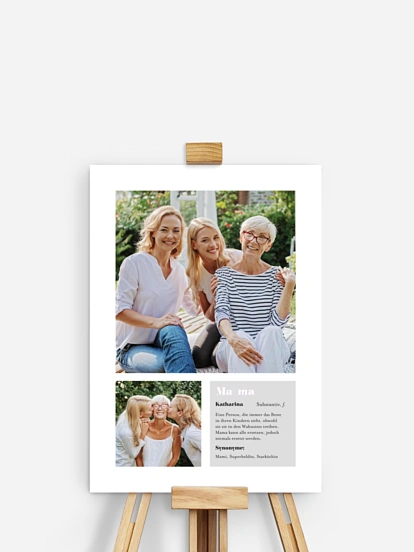 Poster Muttertag Words