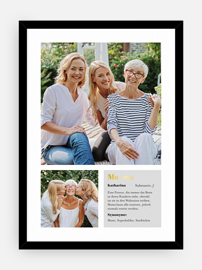 Poster Muttertag Words