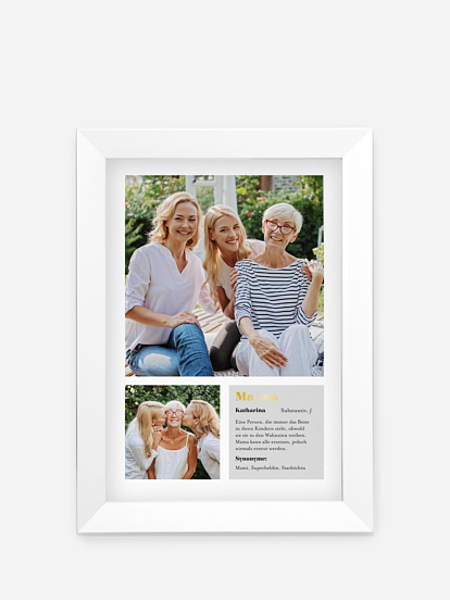 Poster Muttertag Words