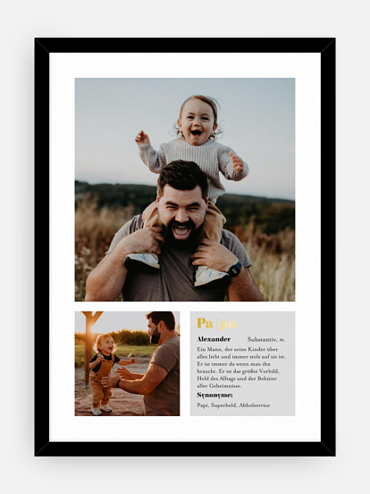 Poster Vatertag Words