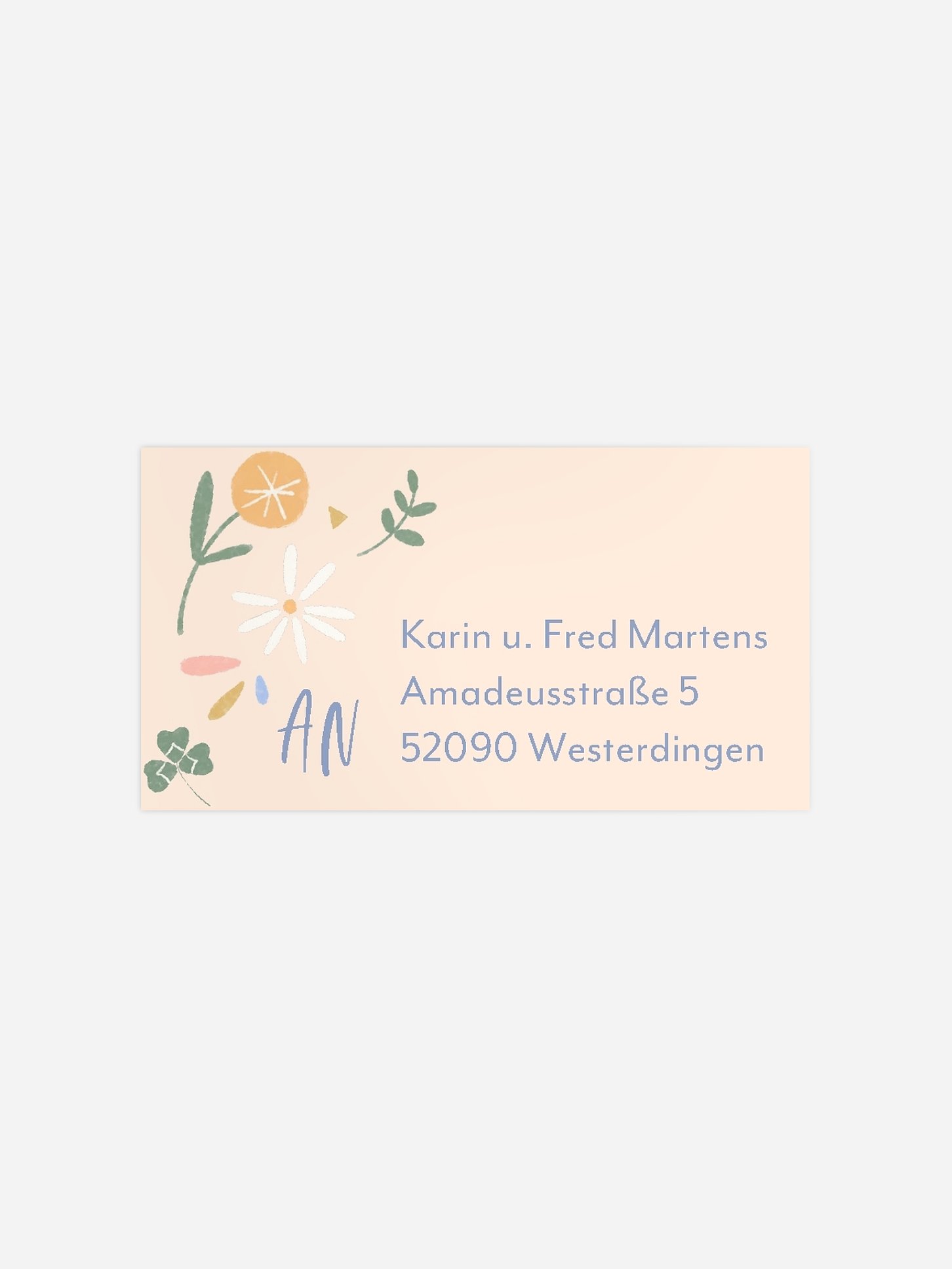 Empfängeraufkleber Taufe Symbolspiel