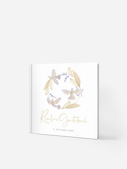 Gästebuch zur Taufe Täubchen