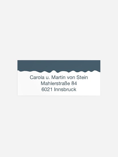 Absenderaufkleber Taufe Bötchen Foto