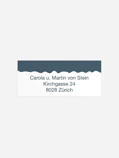 Absenderaufkleber Taufe Bötchen Foto