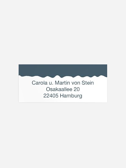 Absenderaufkleber Taufe Bötchen Foto