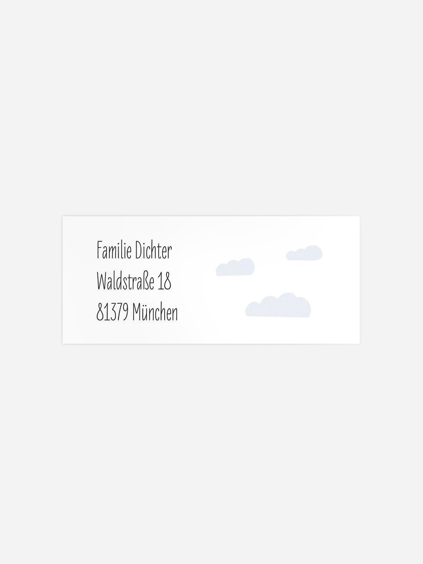Absenderaufkleber Taufe Little Sailor