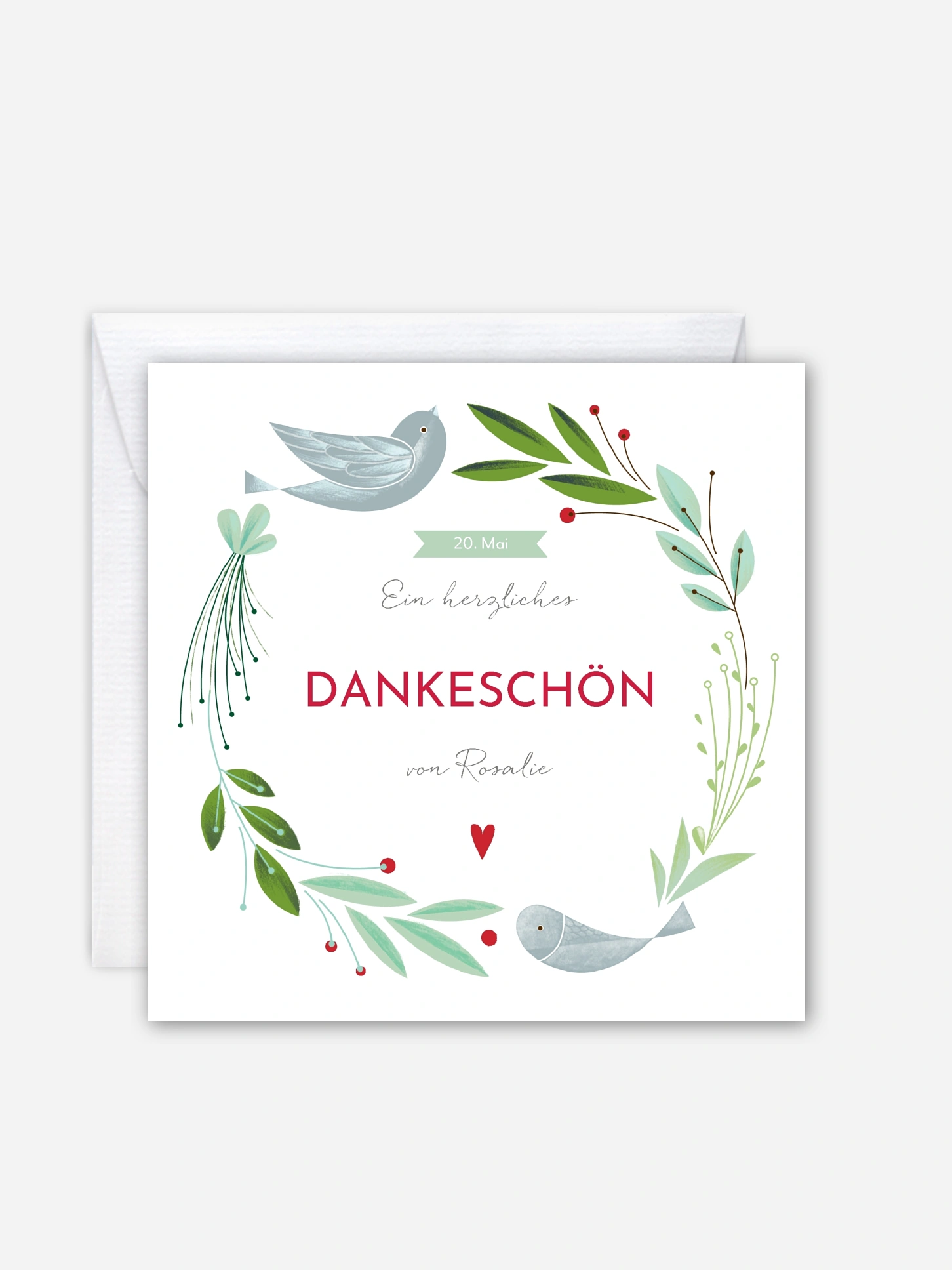 Danksagung Konfirmation Vogelnest