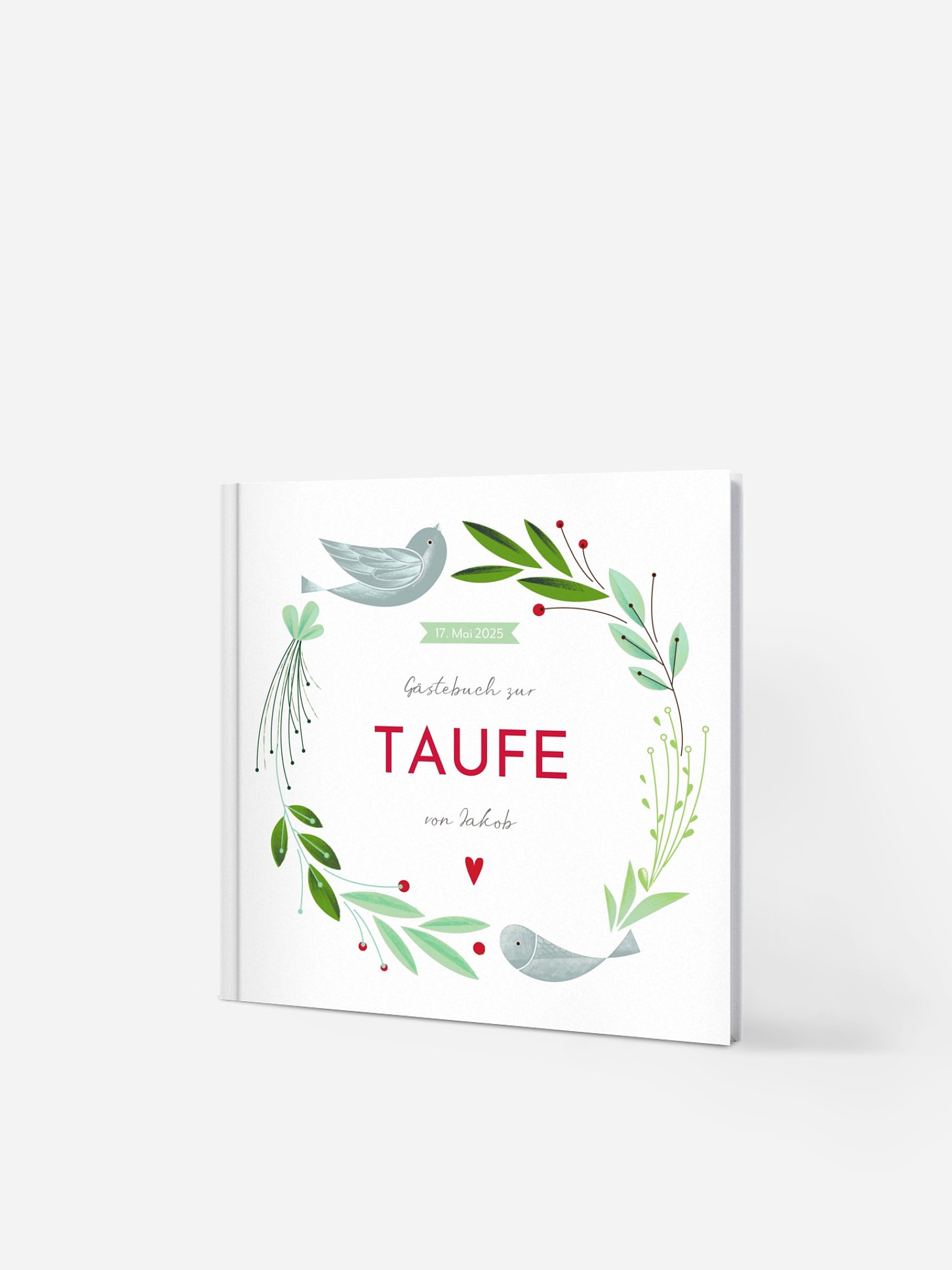 Gästebuch zur Taufe Vogelnest