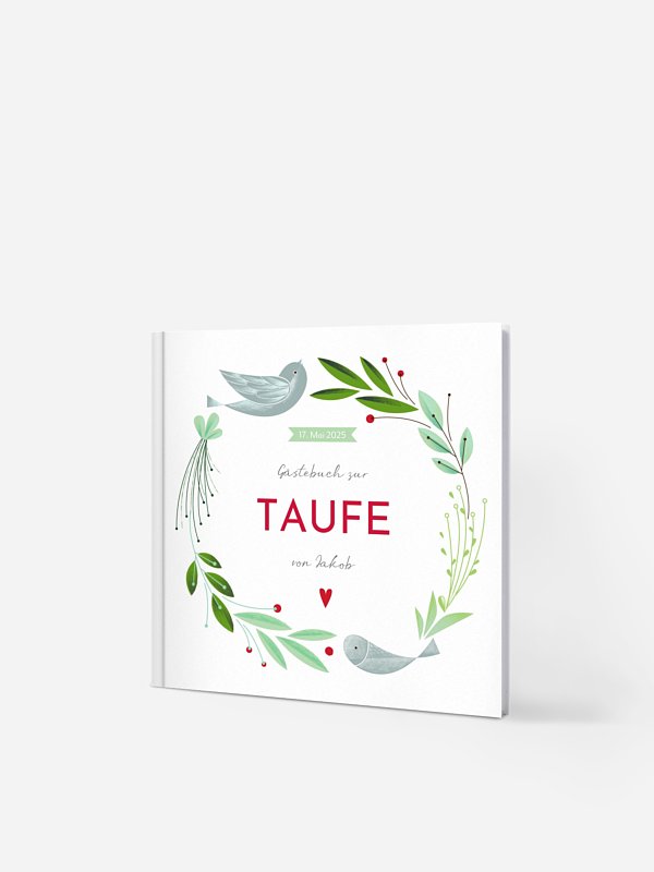 Gästebuch zur Taufe Vogelnest