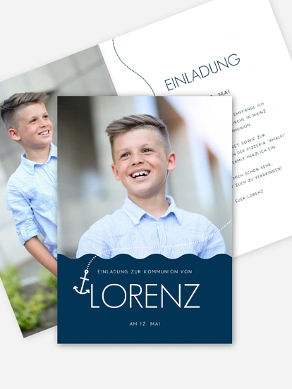 Kommunionseinladung Hoffnung