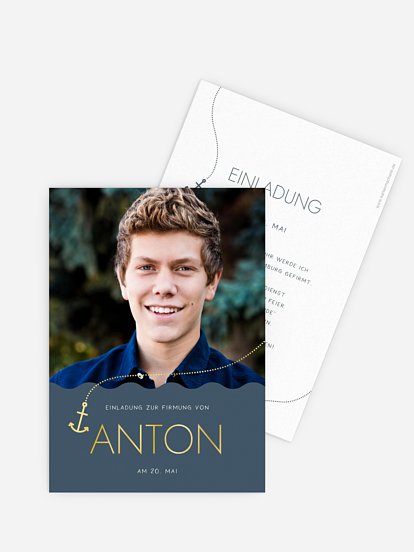 Einladung Firmung Hoffnung