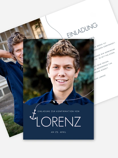 Konfirmationseinladung Hoffnung