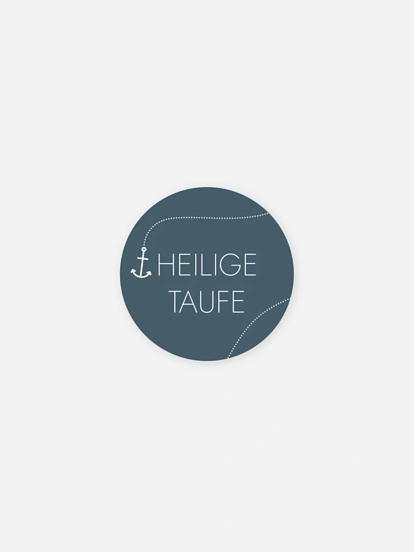 Aufkleber Taufe Hoffnung