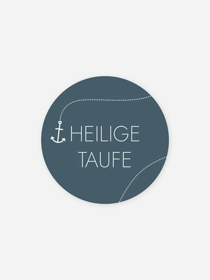 Aufkleber Taufe Hoffnung