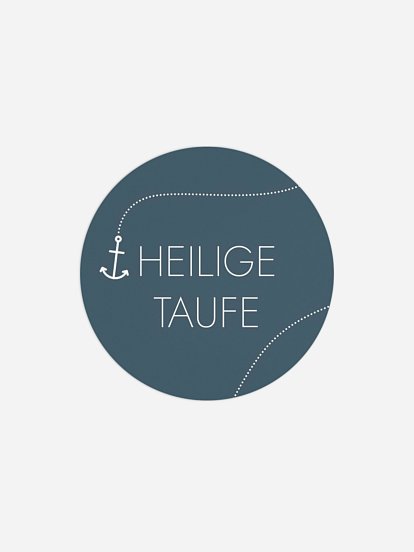 Aufkleber Taufe Hoffnung