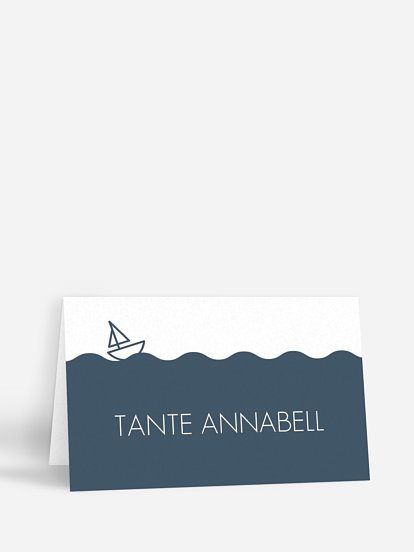 Tischkarte Taufe Hoffnung