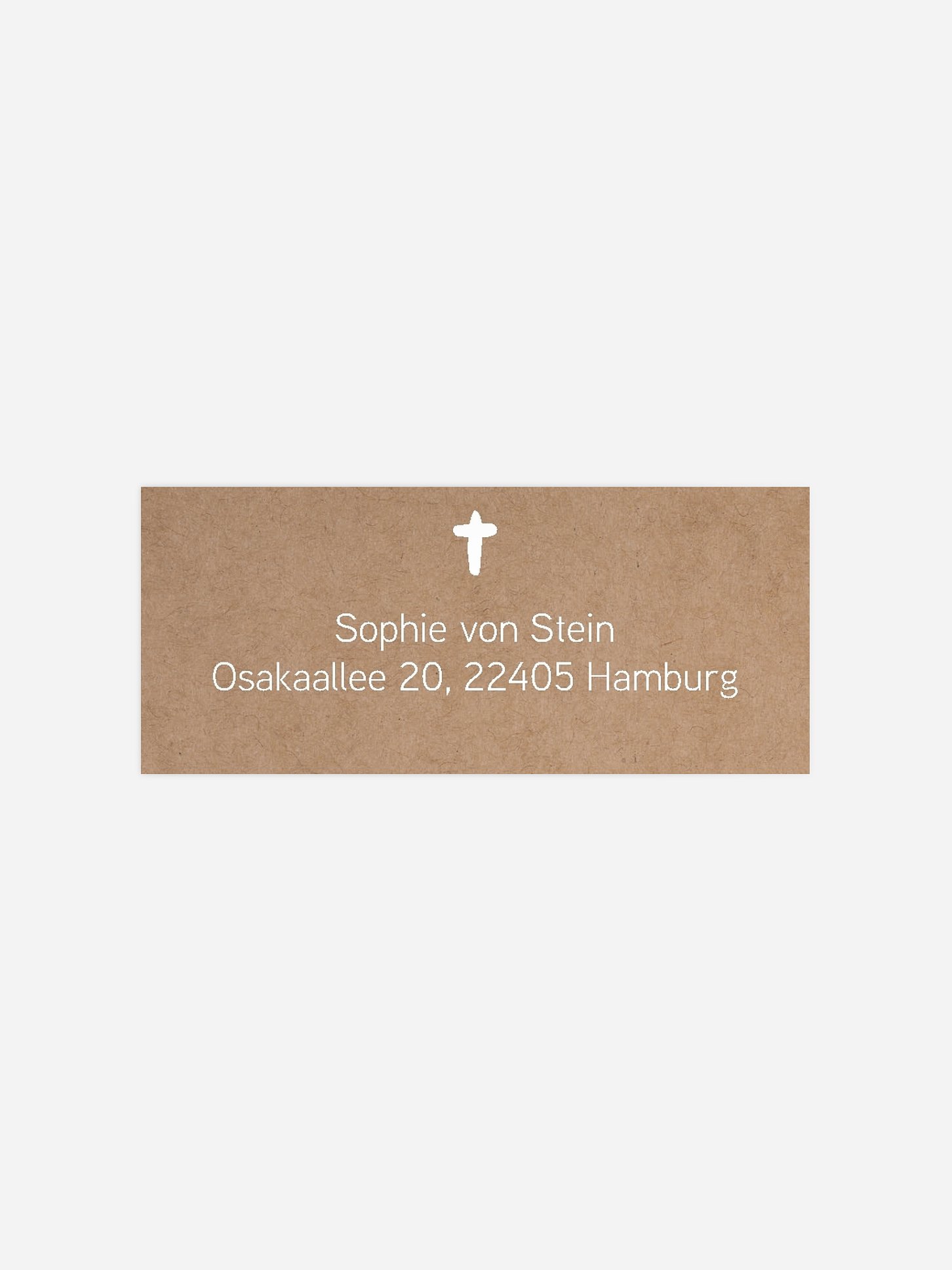 Absenderaufkleber Konfirmation und Kommunion Goldregen