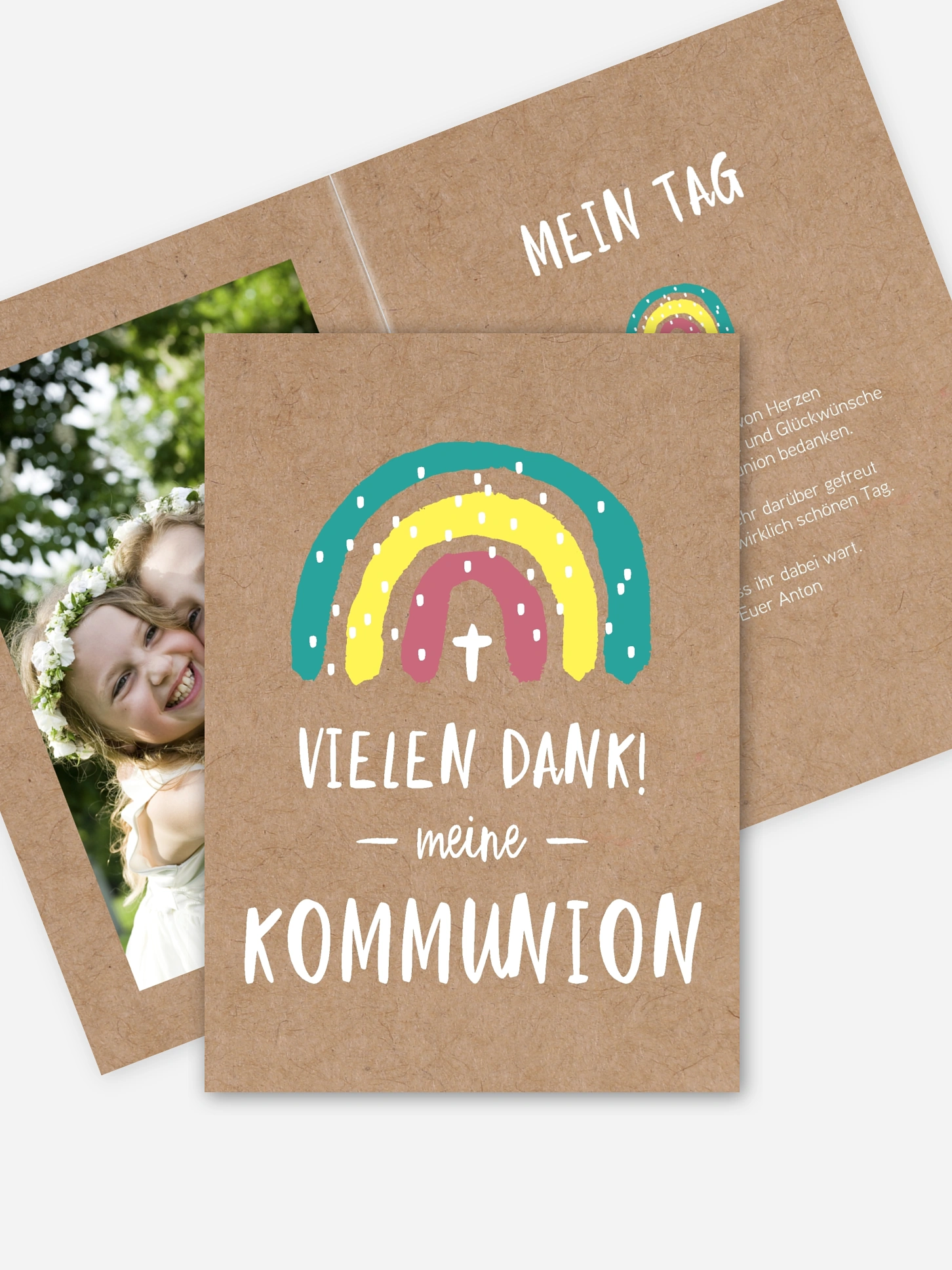 Danksagung Kommunion Goldregen
