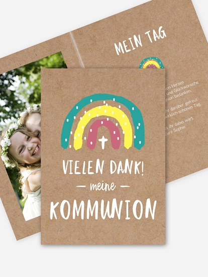 Danksagung Kommunion Goldregen