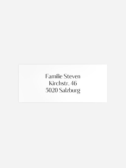 Absenderaufkleber Taufe Greatest Gift