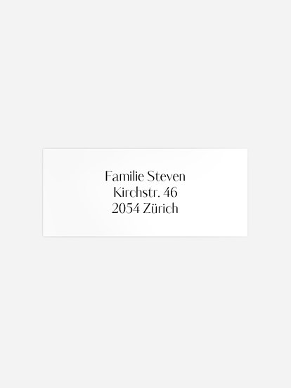 Absenderaufkleber Taufe Greatest Gift