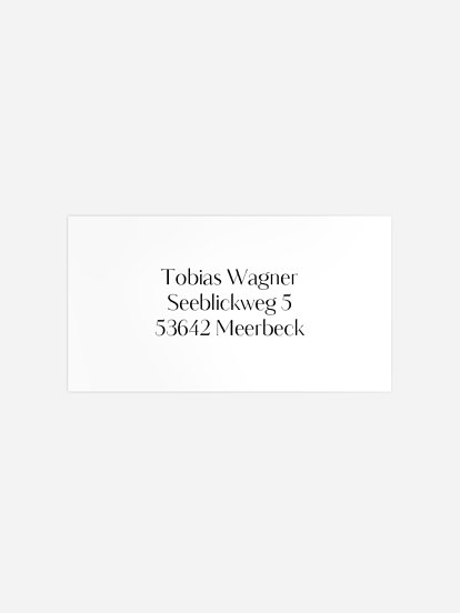 Empfängeraufkleber Taufe Greatest Gift