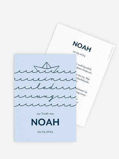 Taufeinladung Kleiner Matrose