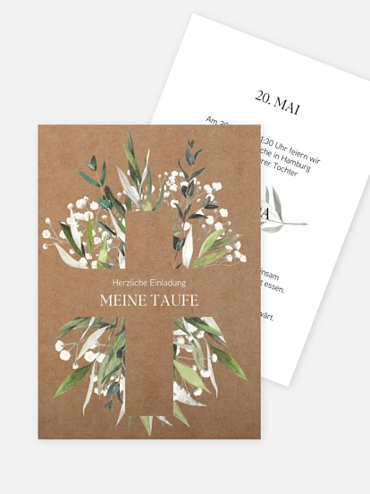 Taufeinladung Italia