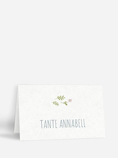 Tischkarte Taufe Arche