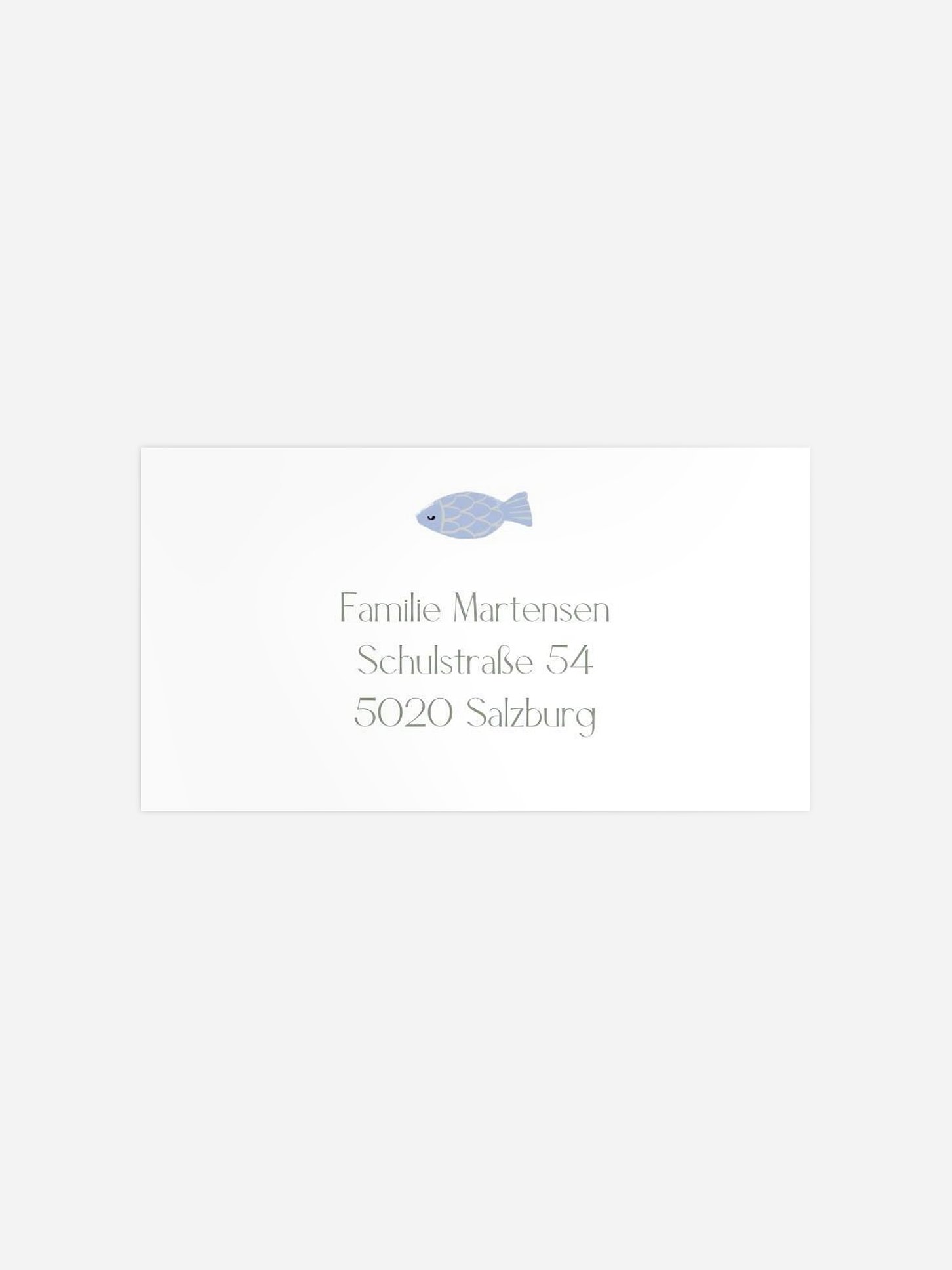 Empfängeraufkleber Taufe Blessing