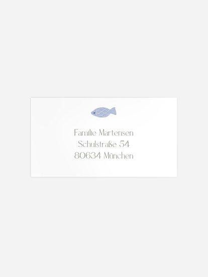 Empfängeraufkleber Taufe Blessing