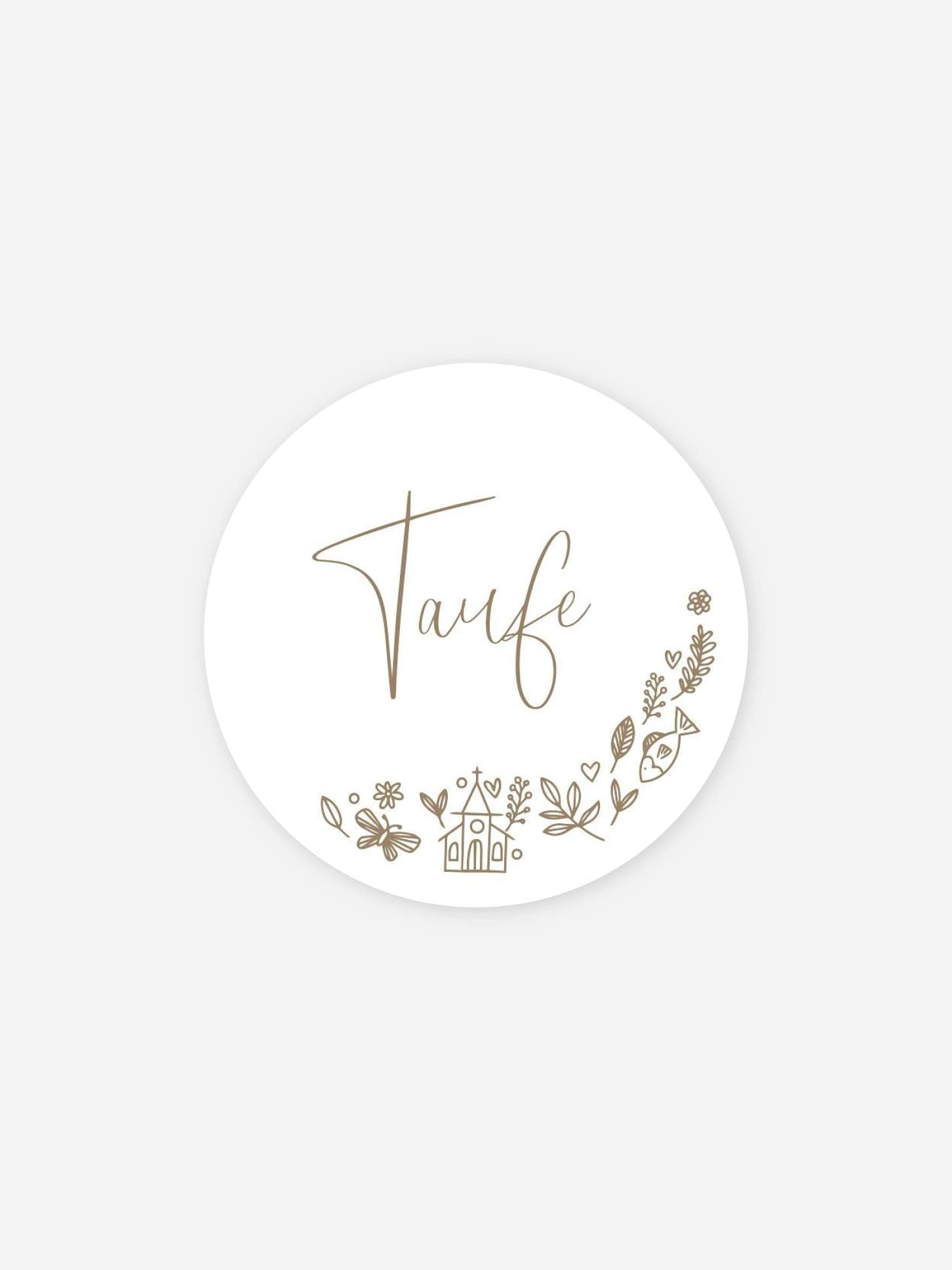 Aufkleber Taufe Dove's Blessing