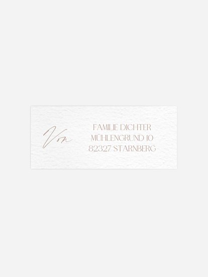 Absenderaufkleber Taufe Dove's Grace