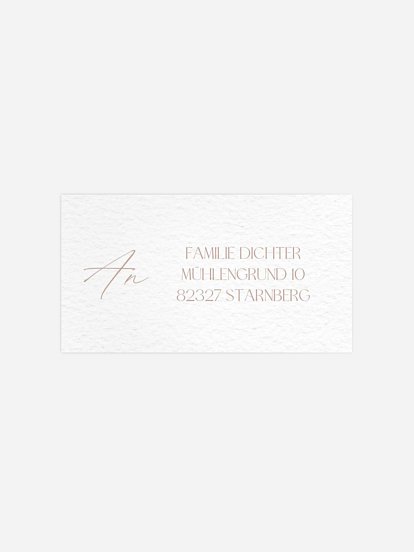 Empfängeraufkleber Taufe Dove's Grace