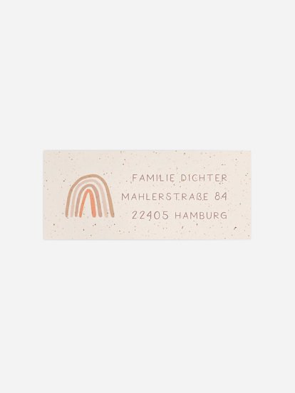Absenderaufkleber Taufe Meine Taufe