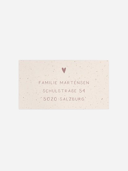 Empfängeraufkleber Taufe Meine Taufe