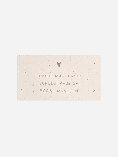 Empfängeraufkleber Taufe Meine Taufe