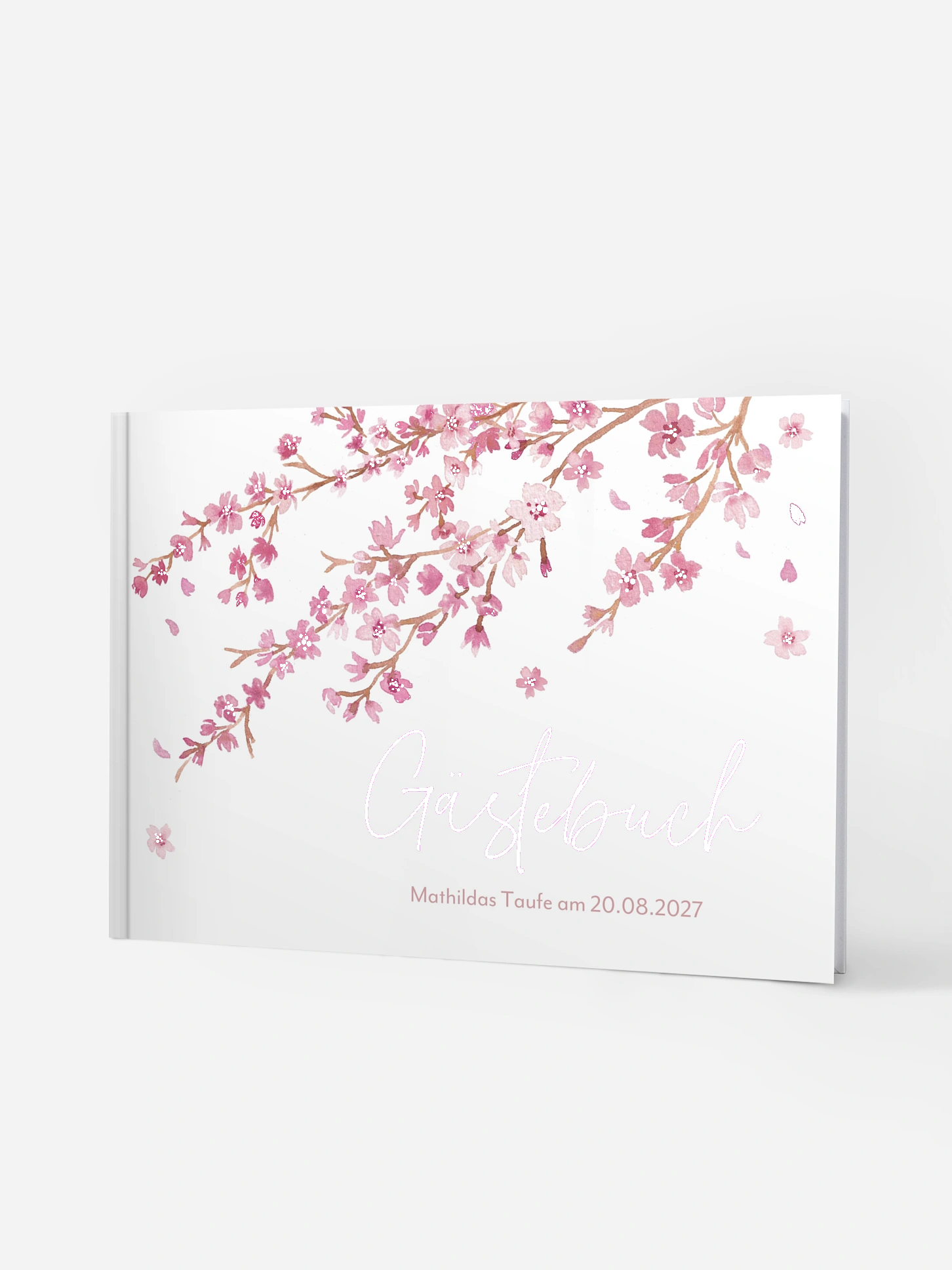 Gästebuch zur Taufe Sakura